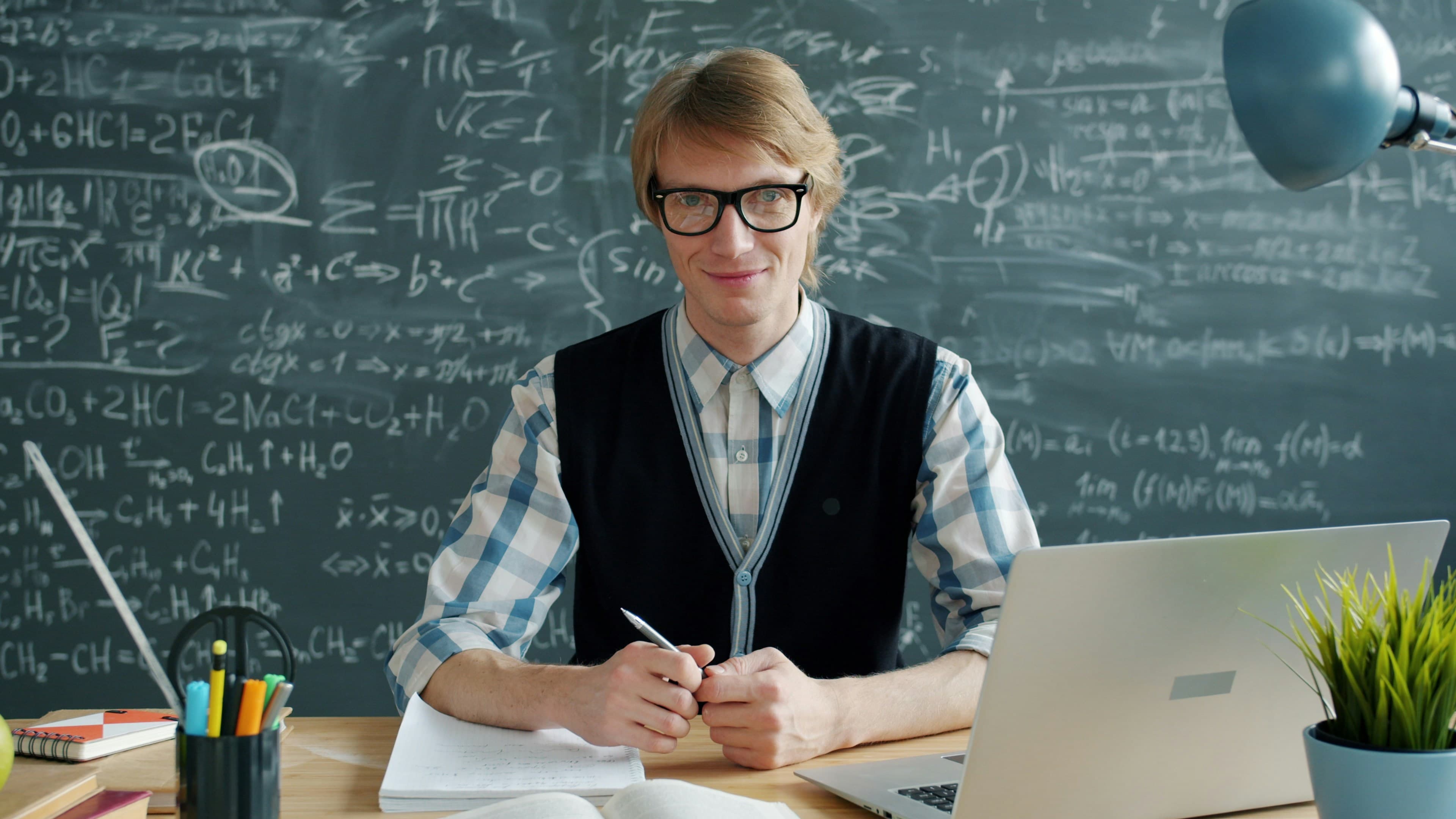 Illustrative teacher portrait